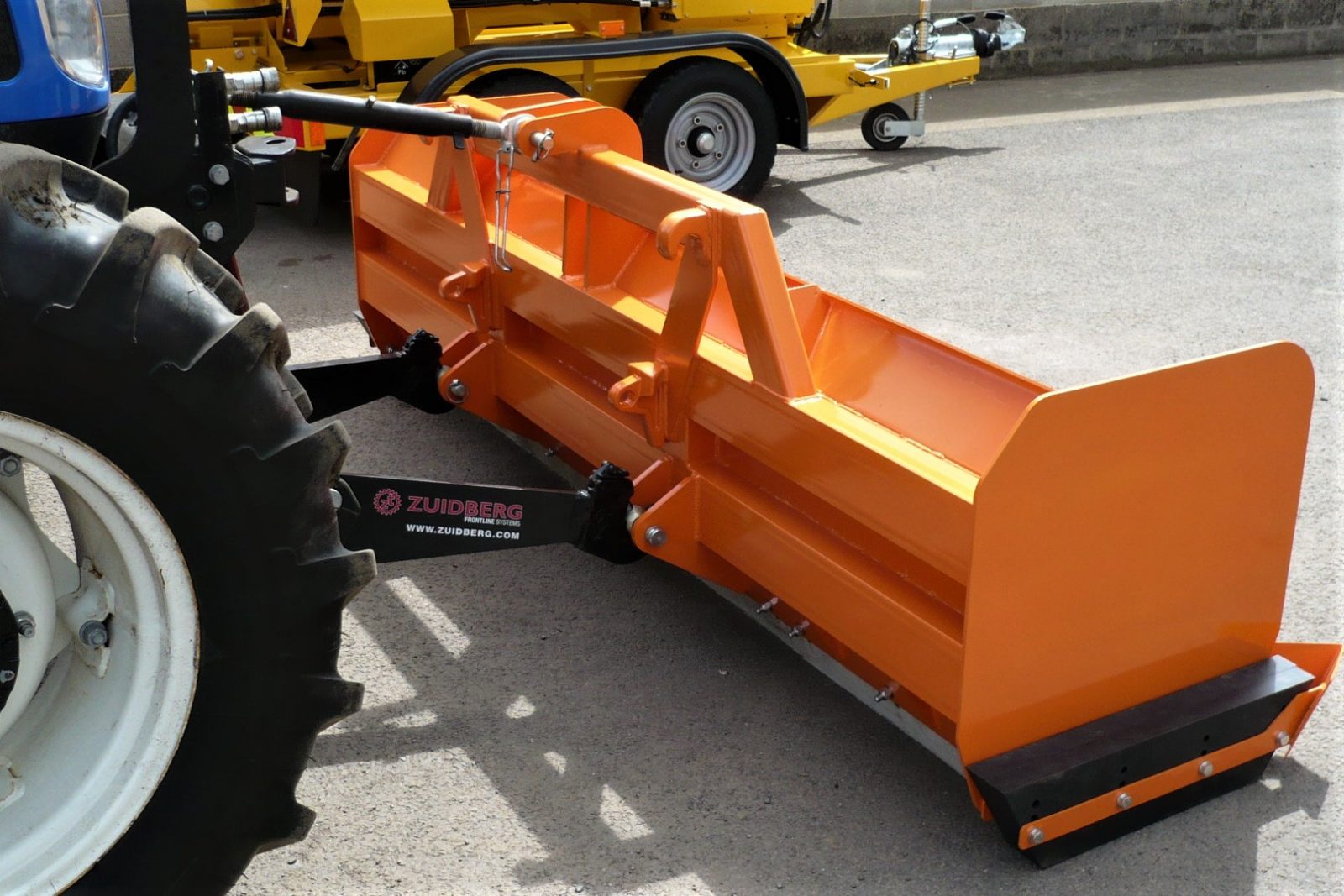 Snow Box - fitted with Category 2 mounting brackets and Euro-Type loader brackets